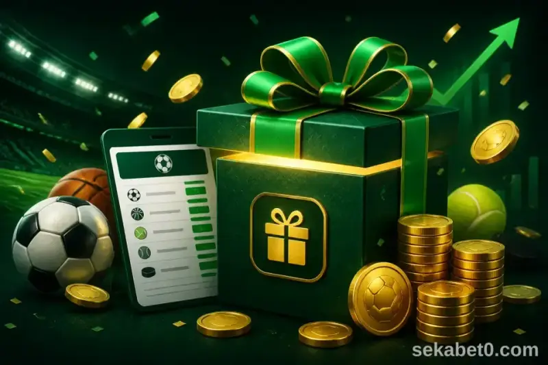 Sekabet hoş geldin bonus ve promosyon görseli