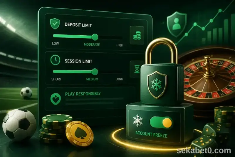 Sekabet sorumlu oyun limit kaydırıcısı görseli
