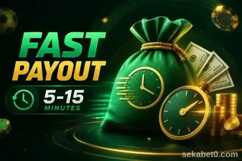 Sekabet hızlı para çekme ve süre görseli