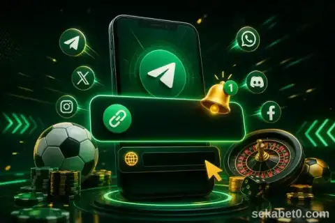Sekabet yeni güncel adres duyurusu ve sosyal bildirim görseli